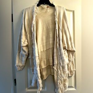 Free People fringe size S cardigan